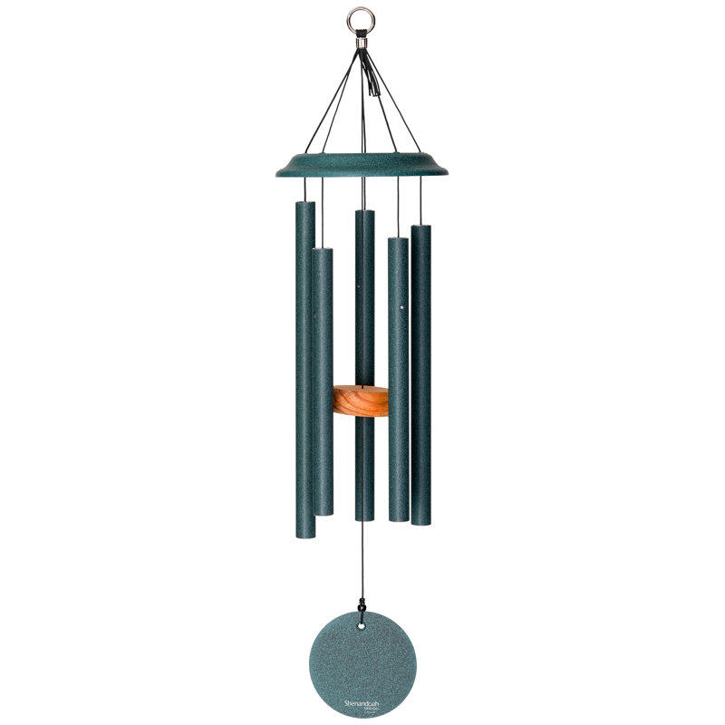 Shenandoah Melodies Aluminum Wind Chime, H 26 po x l 6 po x P 6 po, Vert