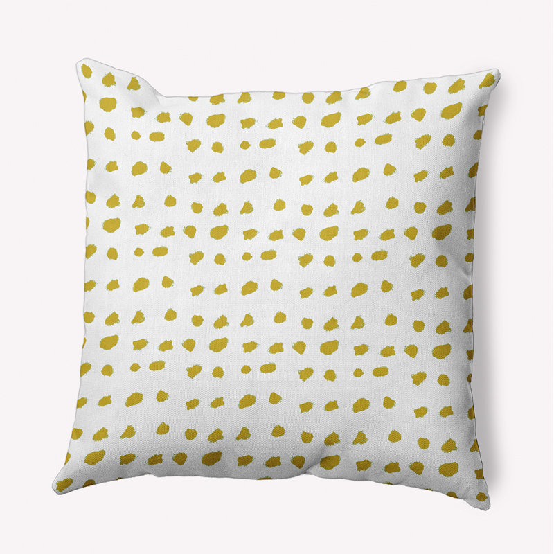 Coussin décoratif en polyester, H 16 po x l 16 po, Carré