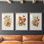 Antique Floral Bouquet I Premium encadré mat - prêt à accrocher