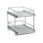 Chrome & Faux Marble Dual-Tier Pull-Out Organizer-53189591-53189588