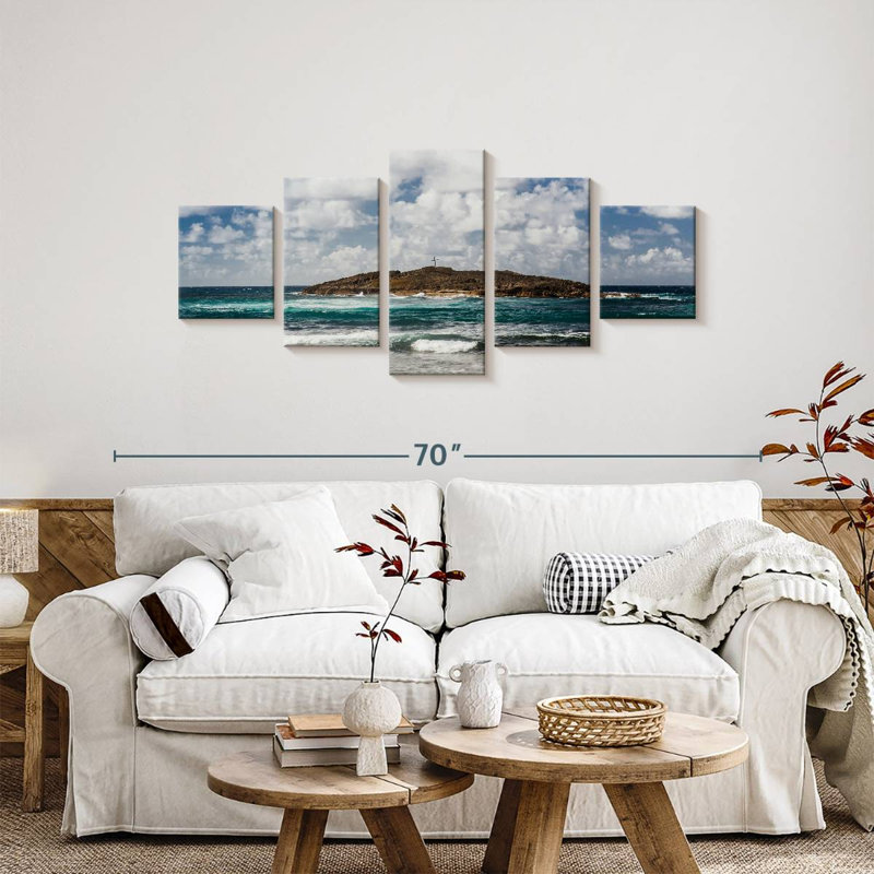 Puerto Rico Seascape, 24" H x 55" W
