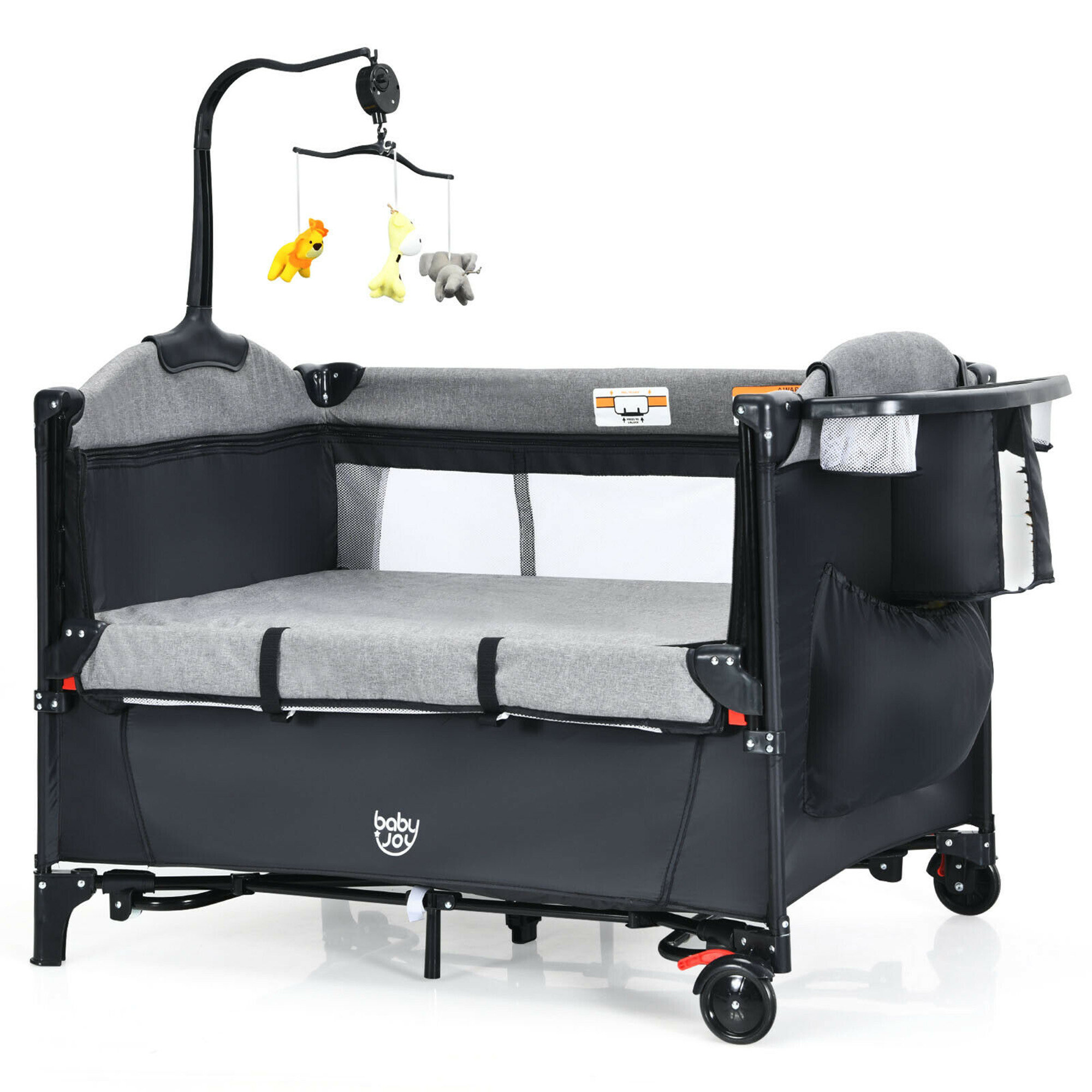 Gymax Crib with Changer & Reviews - Wayfair Canada