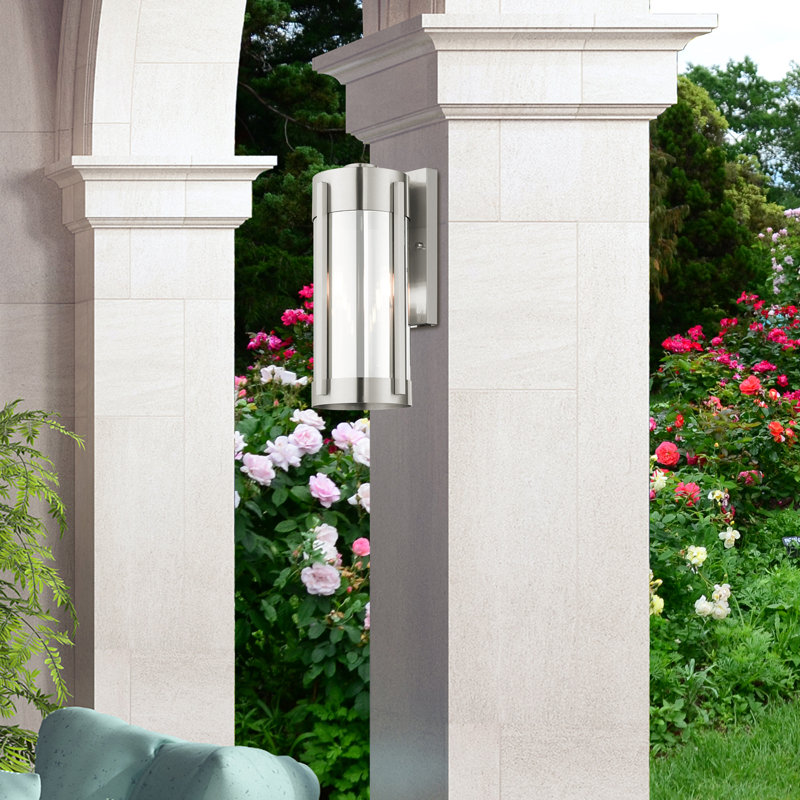 Adia Stainless Steel Wall Light, Brushed Nickel