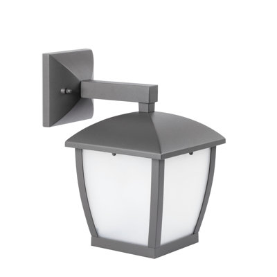 Mullett Dark Grey Outdoor Wall Lantern