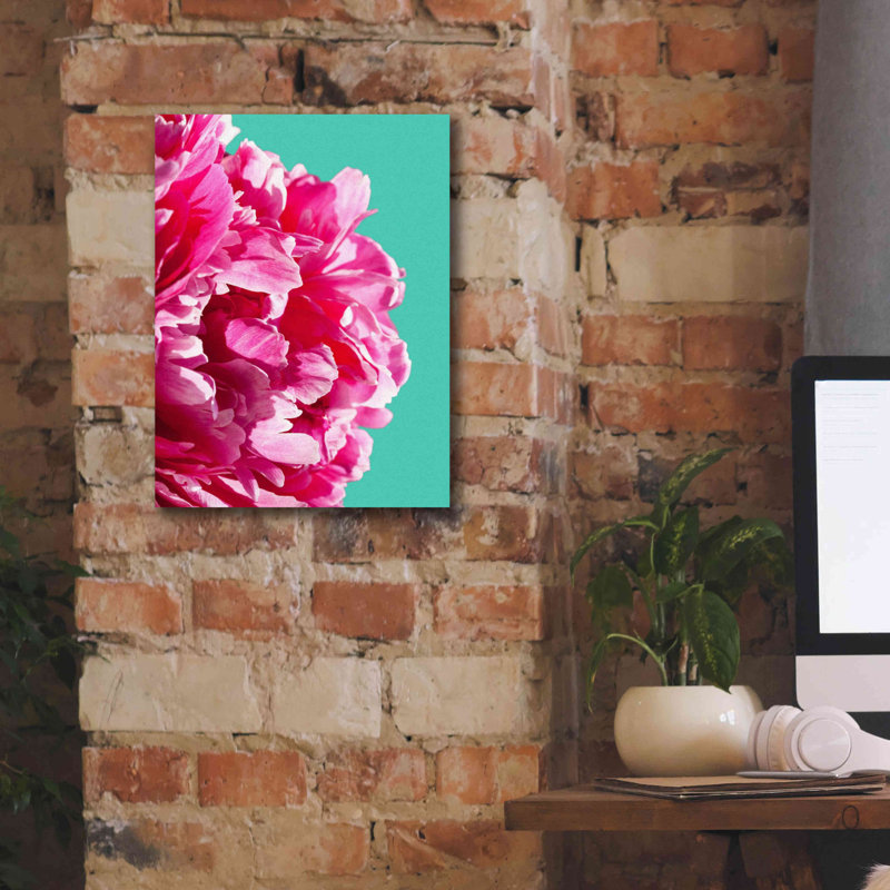 «Pink Peony» par Lexie Greer, H 16 po x l 12 po x P 0,75 po