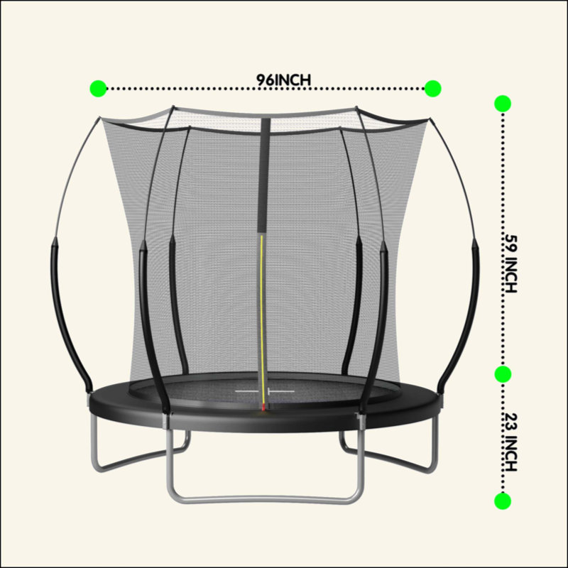 Trampoline 8 pi Springfree No Gap