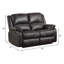 Causeuse inclinable rembourrée de L 60 po Hagar-290541808