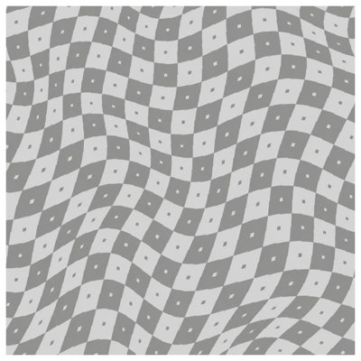 Wavy Checkered Pattern Comforter