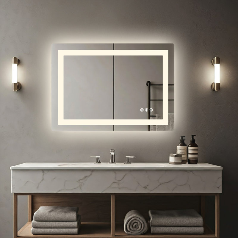 Miroir de salle de bain Moxon, 24 po x 32 po