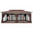 12x20ft Heavy Duty Gazebo with Metal Steel Frame Sturdy Tent with Privacy Curtain and Mosquito Netting Outdoor Gazebo for Garden, Lawn, Backyard, Garage-114670546