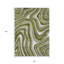 Tapis intérieur gris lavable abstrait 10 pi x 14 pi