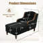 Fauteuil-lit rembourré en tissu-118377197