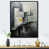 Black Floater Framed