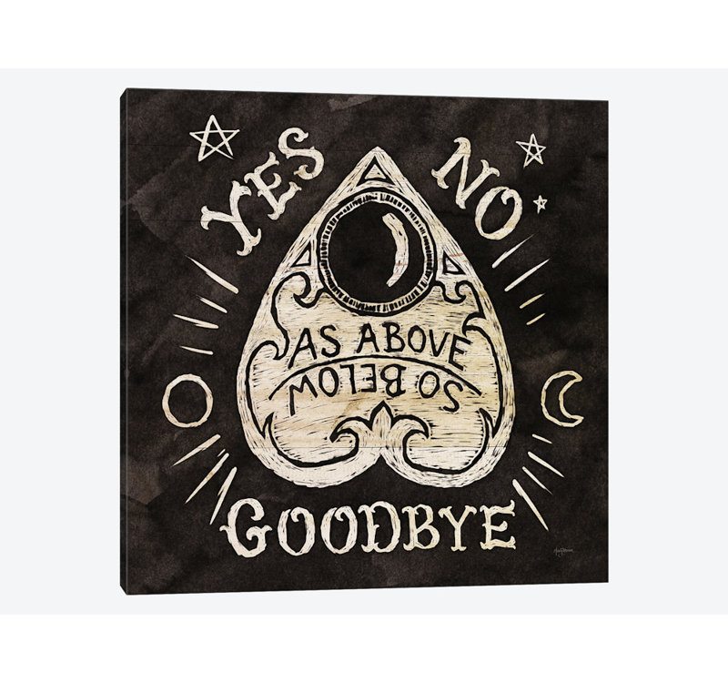 « mystical halloween wood ii », impression sur toile, H 12 po x l 12 po x P 1,5 po, Toile tendue, Pas de tapis