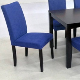 Chaise parsons rembourrée Adam-Alexander, Bleu