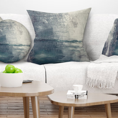 Abstract Abstract Pattern Oil Painting Throw Pillow