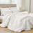 Nayoroom 3 Pieces Ruched Duvet Cover Set Bed Set Boho Bedding Set For Bedroom Soft Fluffy Ruffle Comforter Cover Set With Pillowcases-112392160-112392159