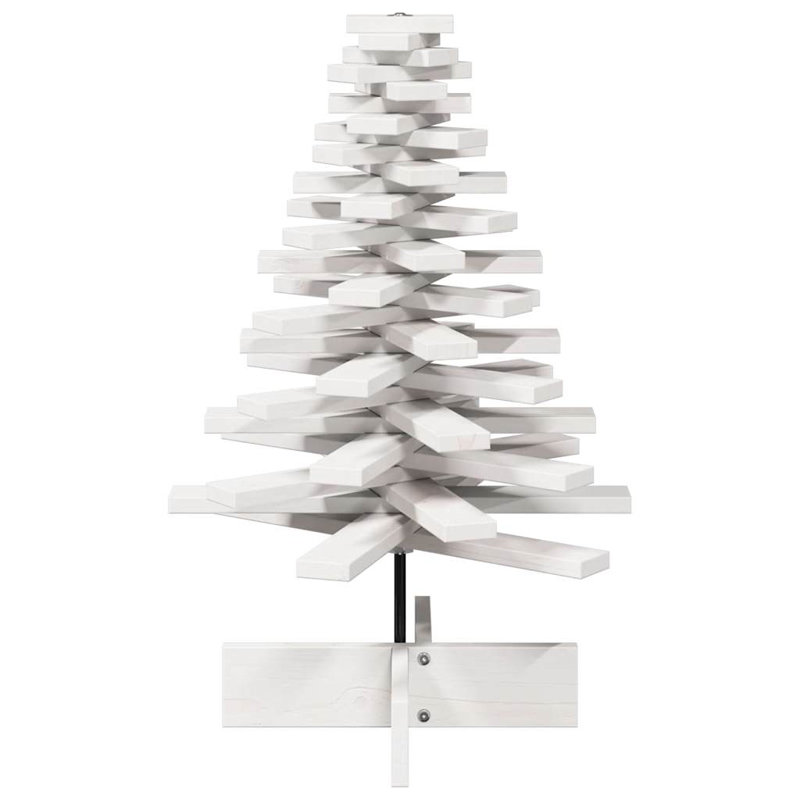Christmas Decorative Accent, 80cm H x 52cm W x 52cm D, White