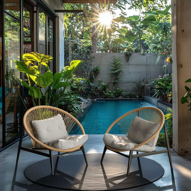 Blair Outdoor Lounge Chair with Cushion