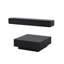 Meuble télé flottant avec table basse carrée 39,37 po Blosse, entièrement assemblé-101250174-124521491