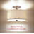 Randlett Fabric Semi Flush Mount
