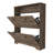 Cranbery 2-Shelf Shoe Rack Dark Brown-372093722