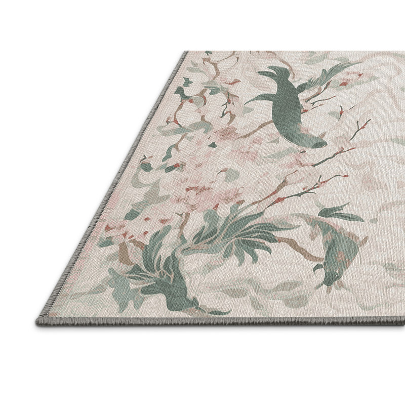 Machine Washable Gray Area Rug