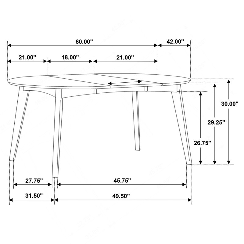 Table de salle à manger Thomson