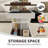 Adjustable End Table With Wheels,Modern Side Table With 360°Rotating Top And Storage Space-442582719