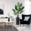 Arbre artificiel en pot, faux oiseau de paradis en soie, décoration de la maison (pot et arbre)-1726828201-1741763280