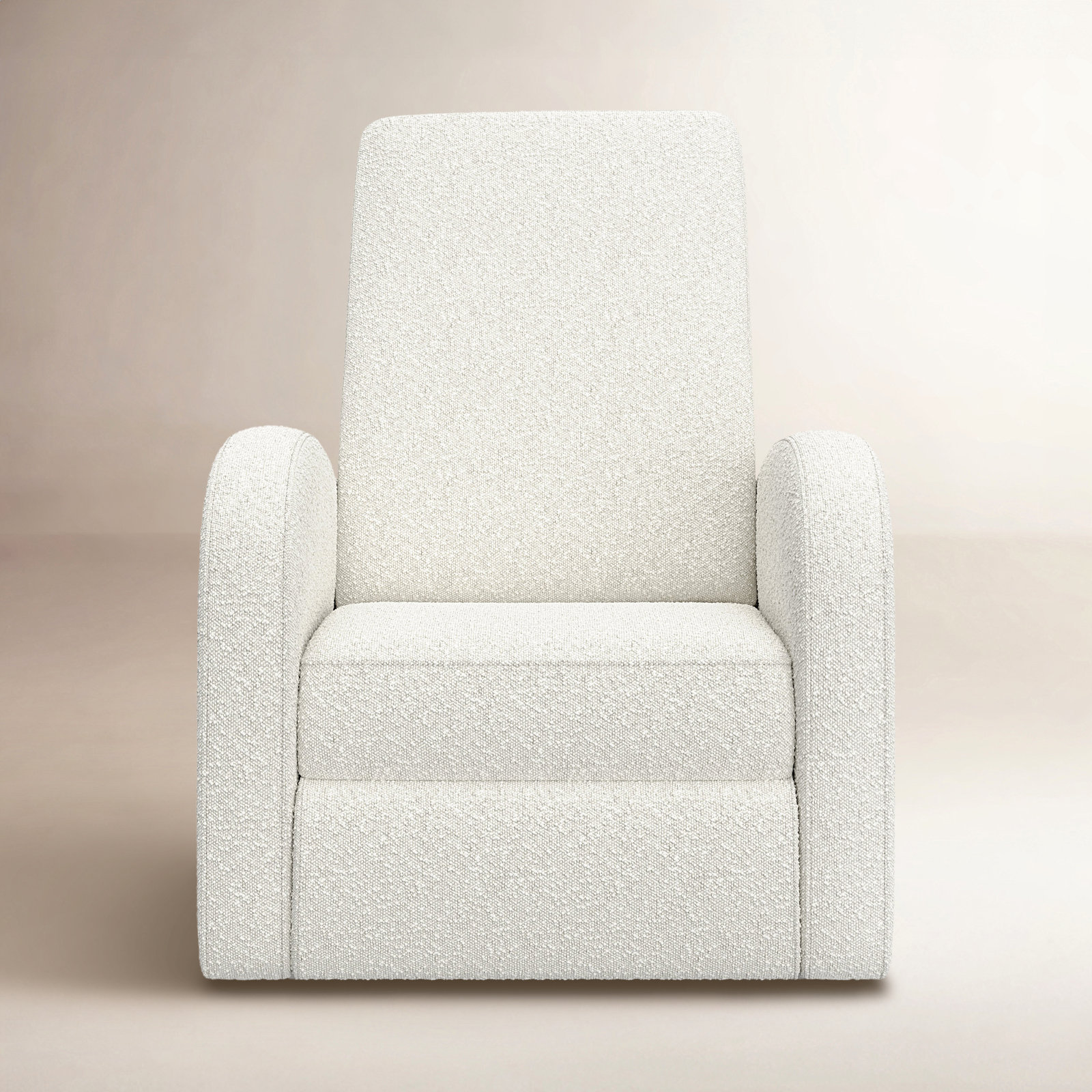 Santa Monica Swivel Glider, Ivory Boucle