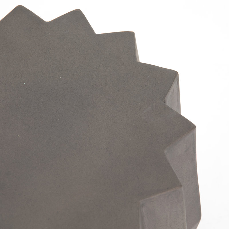 Gem Outdoor Side Table, Dark Gray