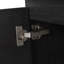 Meuble-lavabo avec lavabo 12 po pour petite salle de bain, meuble-lavabo avec porte à fermeture douce, petit meuble-lavabo avec lavabo