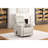 Contemporary Style Lift Chair Aesthetic Design Saddle Arms Wired Controller USB Port Steel Seat Box Light Gray Finish