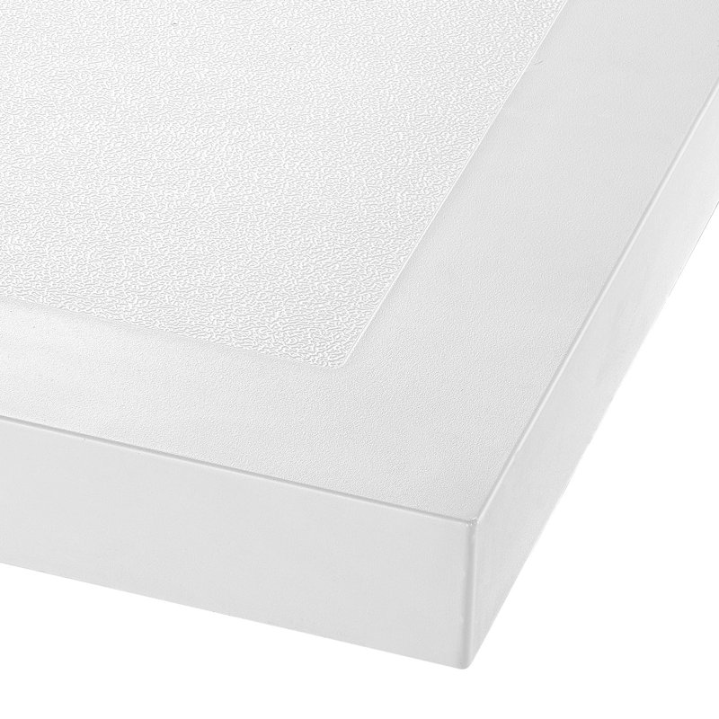 Plafonnier encastré carré ultra-mince à DEL, panneau à DEL à intensité variable moderne pour la maison, durée de vie de 50000 heures et plus