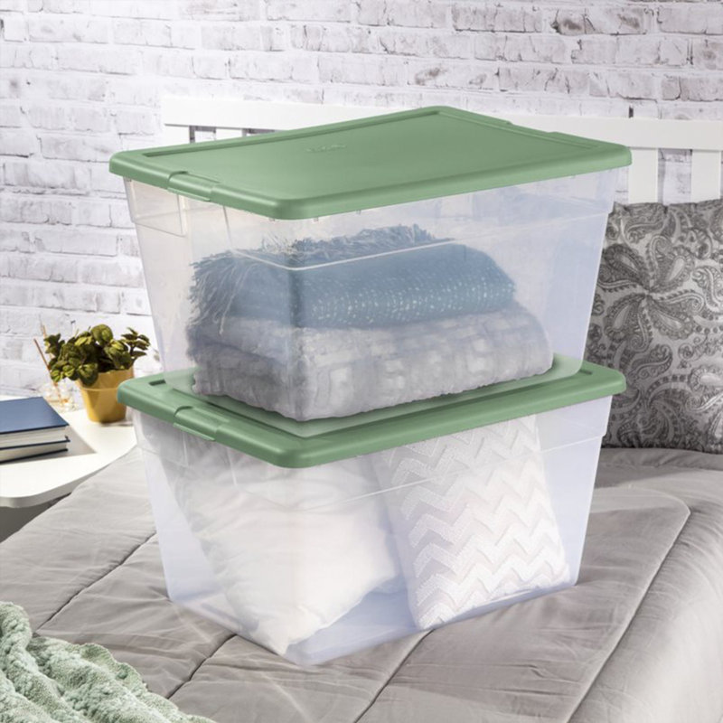 Plastic Storage Bin Set