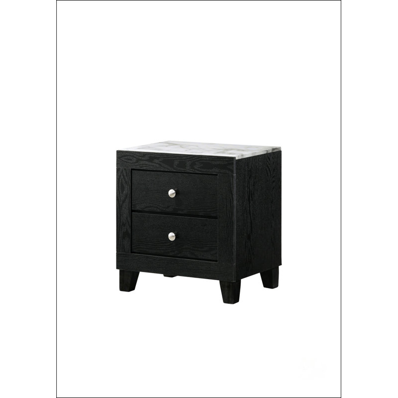 Table de chevet 2 tiroirs Contemporary
