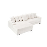 111.4" Sectional with Cupholder