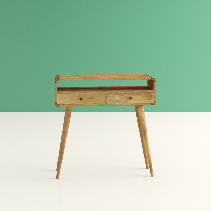 Addison 92cm Solid Wood Console Table, Oakish