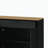 Versatile Wood Grain Sideboard with Adjustable Shelves