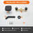5 Inch Wall Mount Shower System 2 Handle Shower Faucet Set 6 Spray Brass High-Pressure Shower Trim Kit With Rough-In Valve-119969548