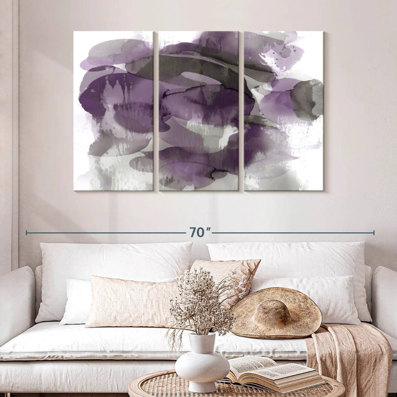 Avery Amethyst Flow II, 32" H x 50" W