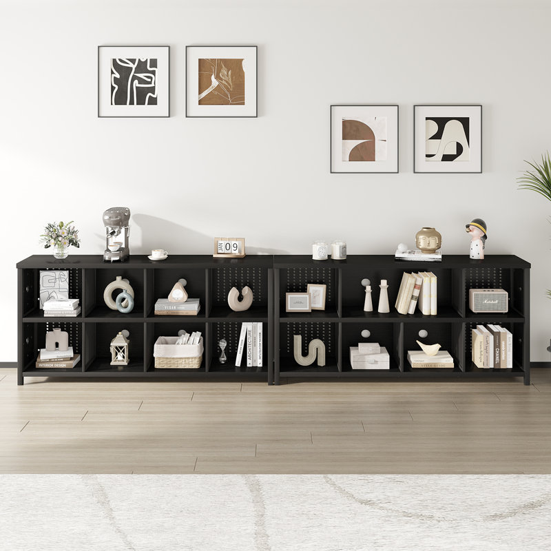 Bibliothèque standard H 30 "x l 63", Chêne noir