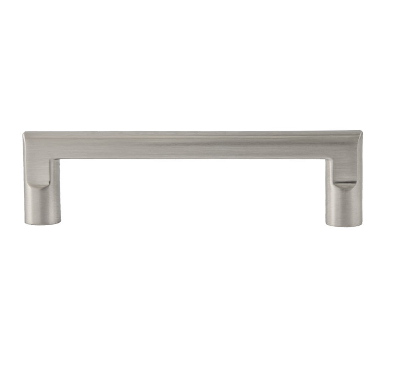Poignée barre 4 po Aspen, Nickel satiné