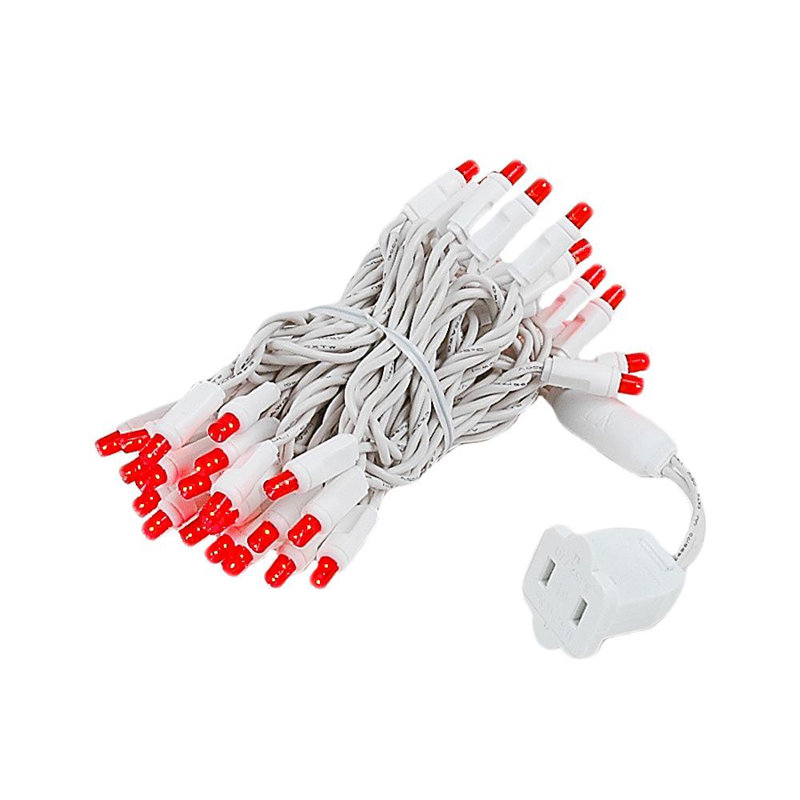 Guirlande lumineuse 50 lumières, Rouge