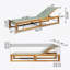 Chaise simple simple, méridienne de patio, bord de piscine, jardin-805499427-805499424