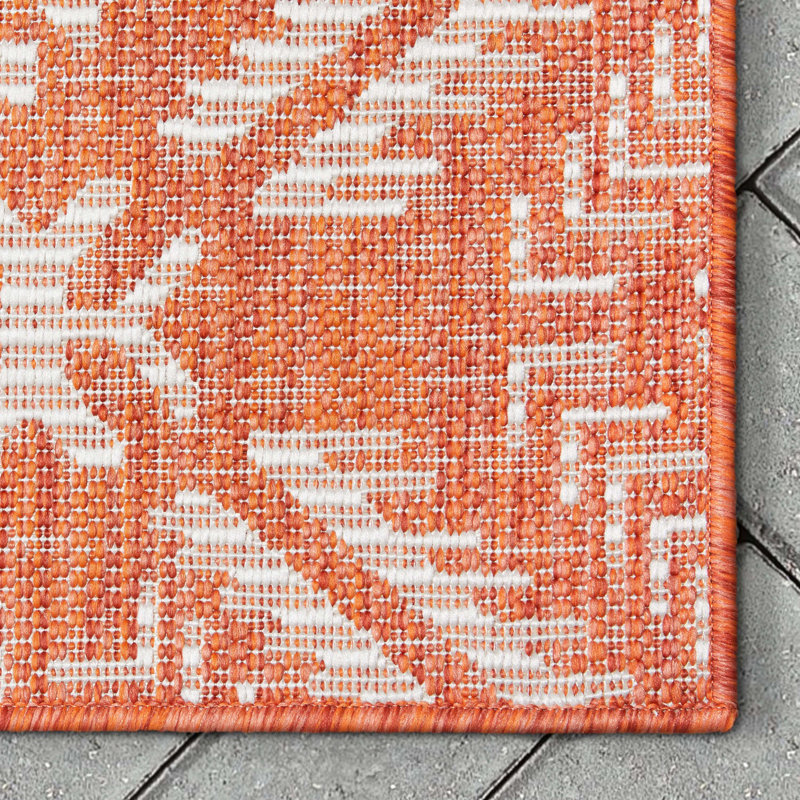 Well Woven Medusa Khalo Geometric Flat-Weave Indoor/Outdoor Area Rug, Runner 80 x 300cm
