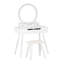 Ensemble coiffeuse avec tabouret et miroir Sikeston-2007122212