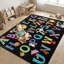 Tapis de jeu Abc Alphabet 4 x 5 pi, lettres colorées pour enfants