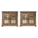 Lopes Traditional Coordinated Storage Accent Cabinet 2 Piece Set